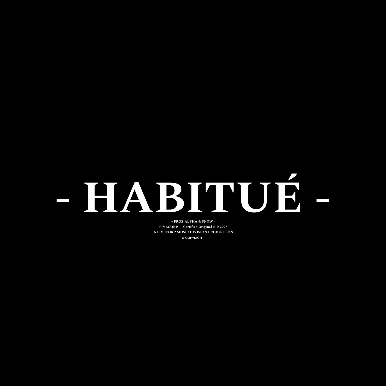 Pochette Habitué